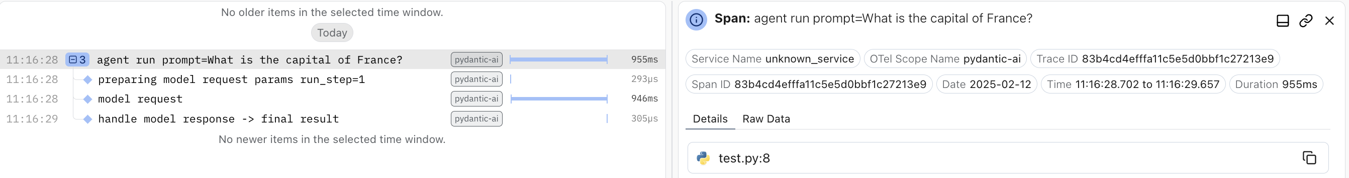 Logfire without HTTPX instrumentation